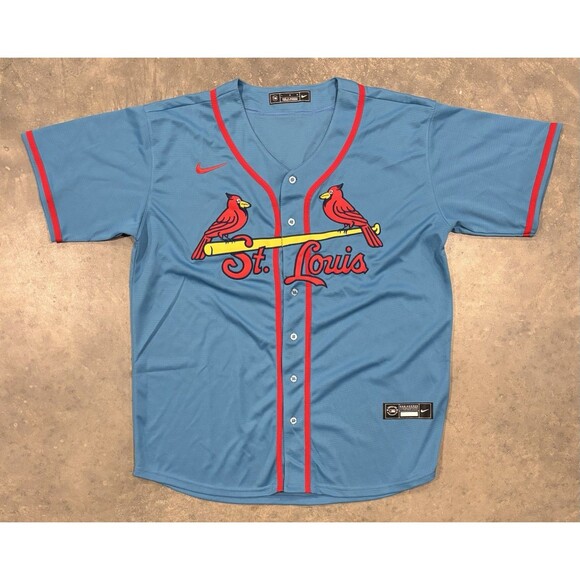 Nike Engineered Jersey St Louis Cardinals MLB Genuine Merchandise Stitched Men L - Picture 1 of 6